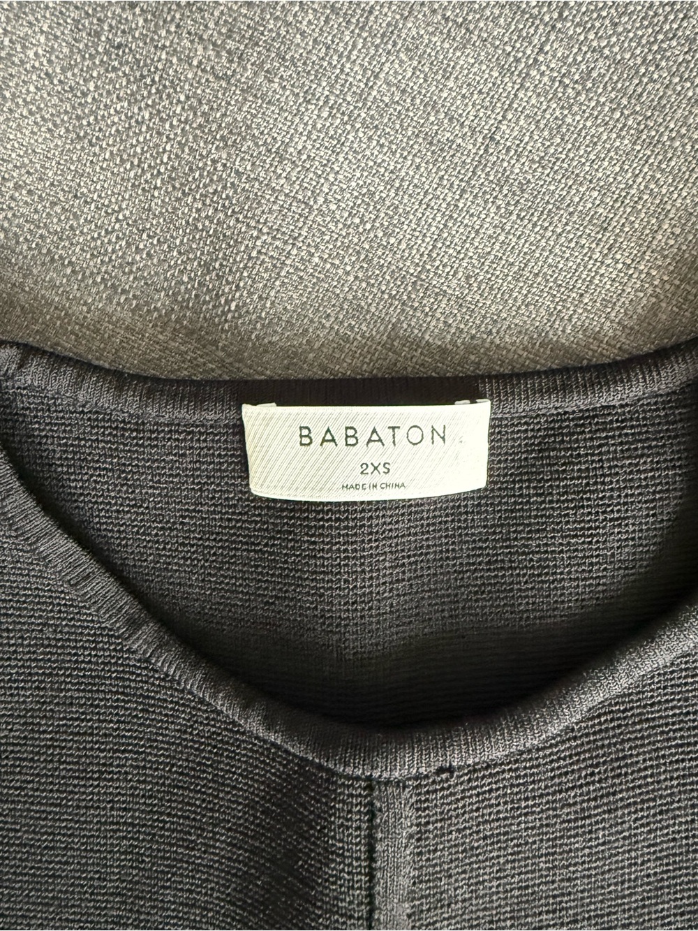 Babaton Black Structured Knit Shell - Picture 3 of 5
